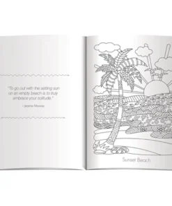 Alternative view of Color Comfort - Serenity by the Sea (Sea Shells & Beaches) Coloring Book