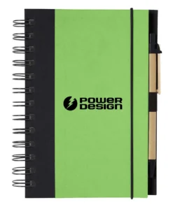 Eco-Inspired Spiral Notebook & Pen