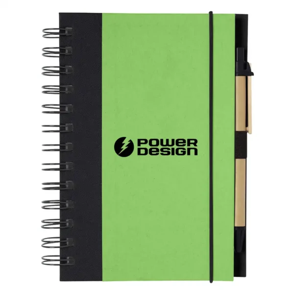 Eco-Inspired Spiral Notebook & Pen