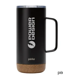 Perka® Kerstin 304 Double Wall Stainless Steel Mug, 16 oz.