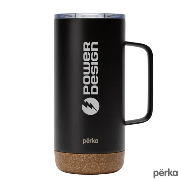 Perka® Kerstin 304 Double Wall Stainless Steel Mug, 16 oz.