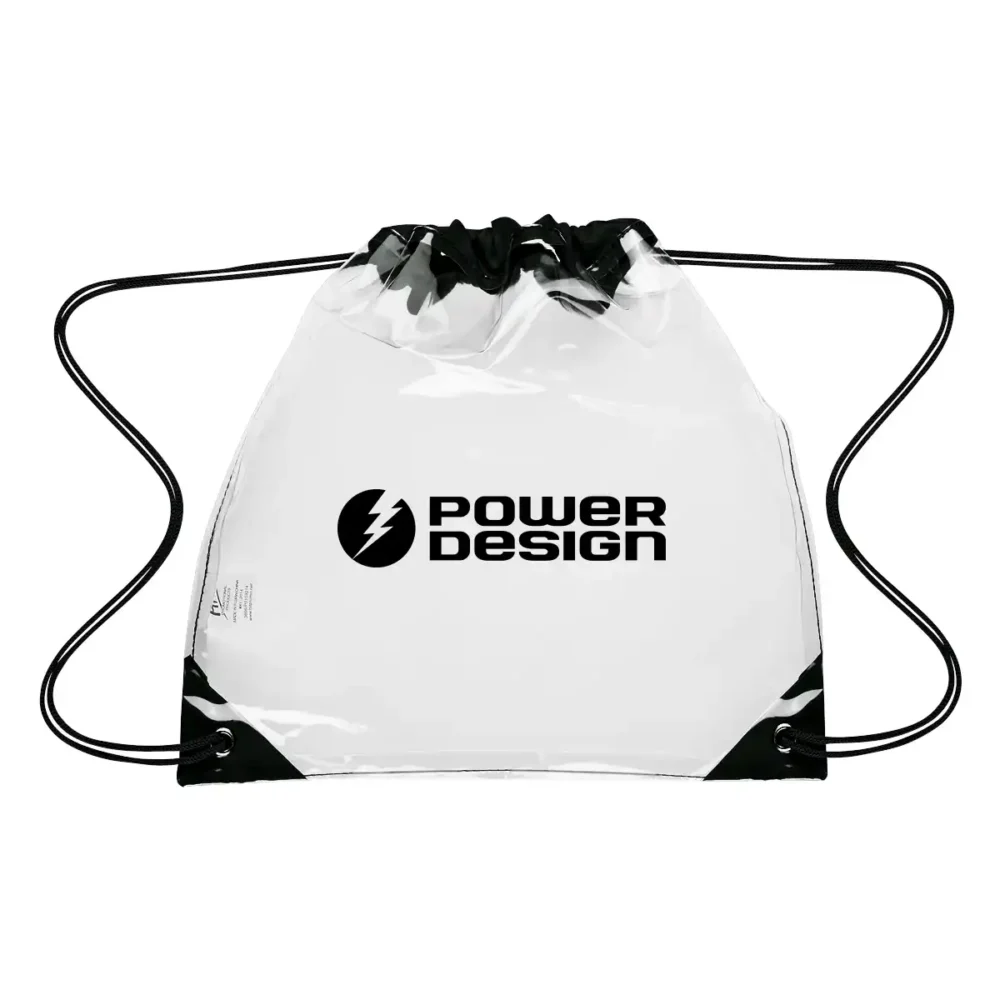Touchdown Clear EVA Drawstring Backpack