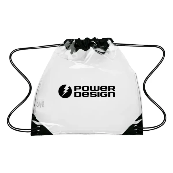 Touchdown Clear EVA Drawstring Backpack