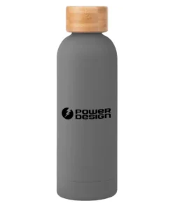 Alternative view of Blair Stainless Steel Bottle With Bamboo Lid, 17 oz