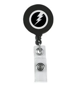 Retractable Badge Holder With Laminated Label