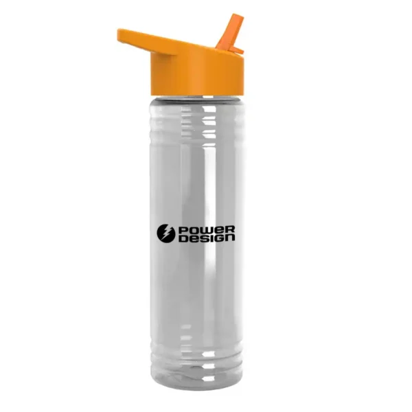 Alternative view of Slim Fit Water Bottles w/ Flip Straw, 24 oz