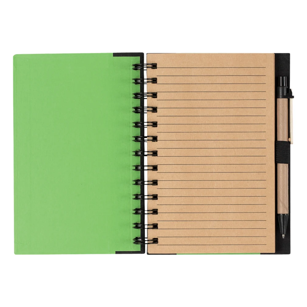 Alternative view of Eco-Inspired Spiral Notebook & Pen