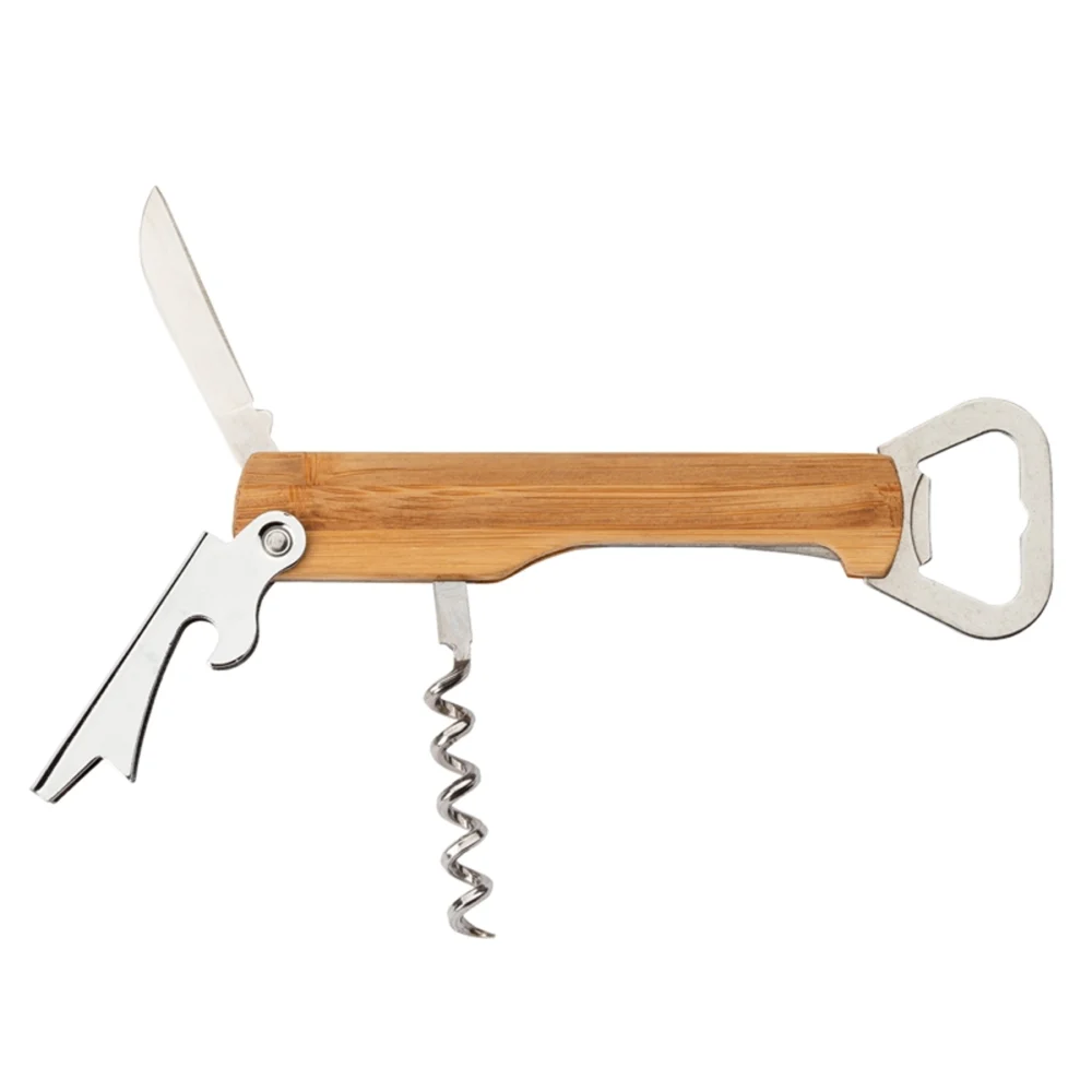 Alternative view of Malbec Multi-Function Bamboo Bar Tool