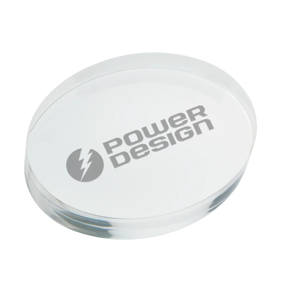 Oval Acrylic Paperweight