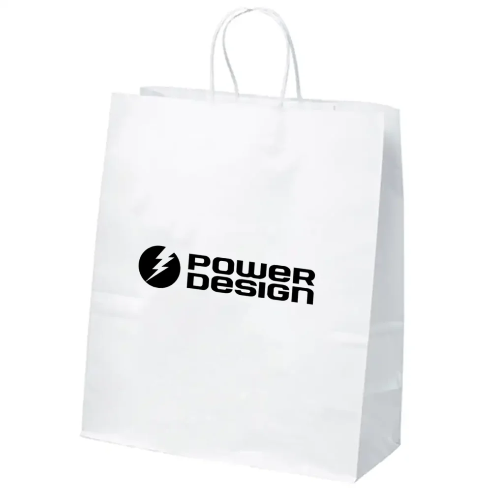 Alternative view of White Shopper Bag - Large