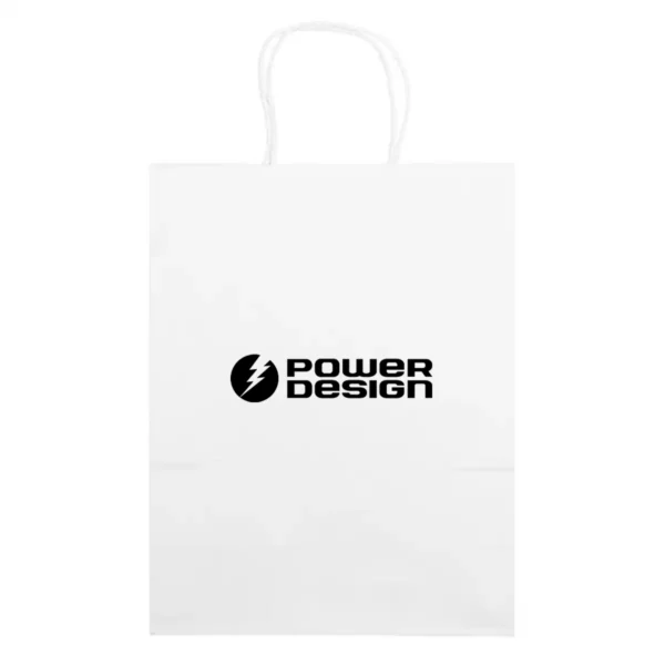 White Shopper Bag - Medium