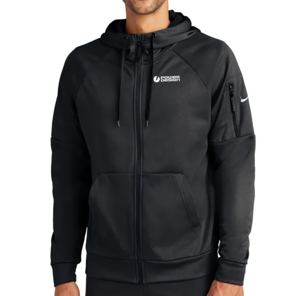 Alternative view of Nike Therma-FIT Pocket Full-Zip Fleece Hoodie