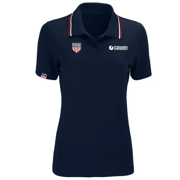 USA Women's Vansport Omega Tipped Polo