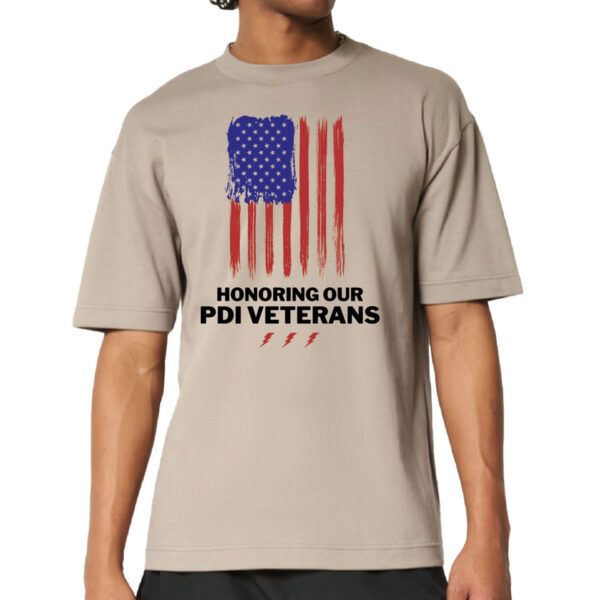 Honoring Our PDI Veterans Tee - Tan